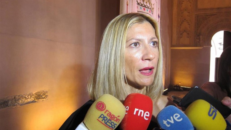 La portavoz del PP en las Cortes de Aragón, Mar Vaquero. | EUROPA PRESS ep la portavozpplas cortesaragon mar vaquero