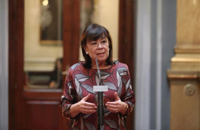 ep la vicepresidenta primera de la mesa del senado cristina narbona en rueda de prensa tras la