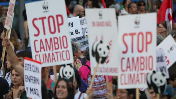 ep marcha en madrid por la segunda huelga mundial por el clima convocada por fridays for future