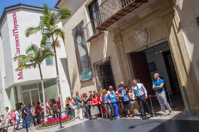Museo Thyssen Málaga, colas, visitantes, visitas, turistas, cultura, turismo | EUROPA PRESS/LEFOE-JOSEGONZALEZ ep museo thyssen malaga colas visitantes visitas turistas cultura turismo