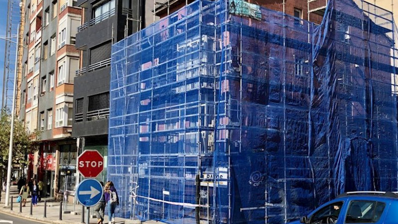 ep obra derribo edificio calle alta