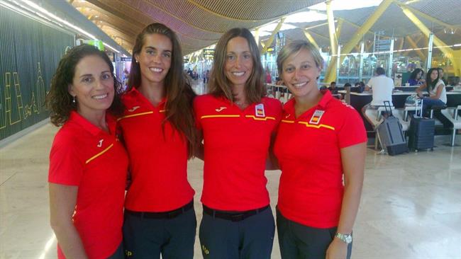 Ona Carbonell y Gemma Mengual con Ana Montero y Esther Jaumá | RODRIGO GIL-SABIO (RFEN) ep ona carbonellgemma mengualana monteroesther jauma
