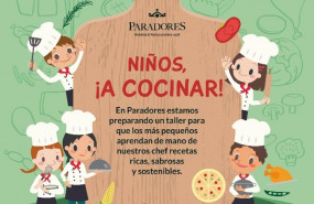 ep paradores promueve la alimentacion sostenible con talleres de cocina para ninos