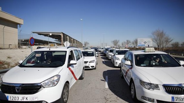 ep referndum dels taxisteslaeroport adolfo suarez madrid-barajas