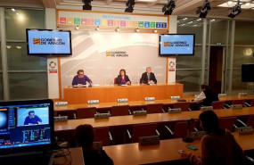 ep rueda de prensa del gobierno de aragon para informar sobre la situacion del covi-19 en la