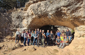 imgenes de los participantes en la excursin cientfica de la real sociedad espaola de historia natural en la pequea ciudad encantada y en el rea didctica del cipat 