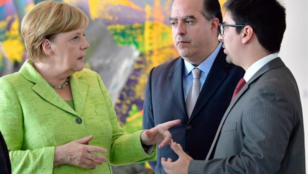 ep angela merkel recibeuna delegacionla oposicion venezolana