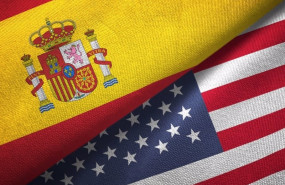 ep archivo   banderas de espana y estados unidos
