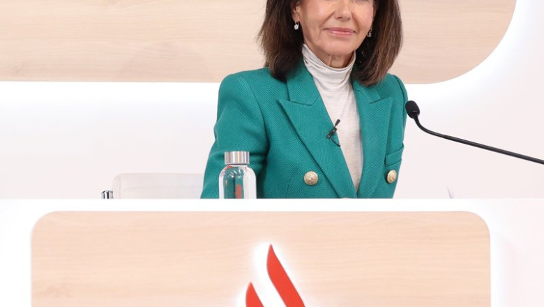 ep archivo   la presidenta del banco santander ana botin durante la presentacion de los resultados 20260203213303