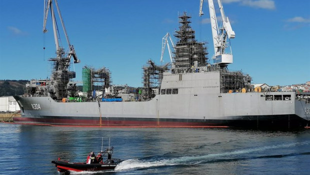 ep buque logistico que navantia ferrol construye para la armada de australia ep buque logistico que navantia ferrol construye para la armada de australia