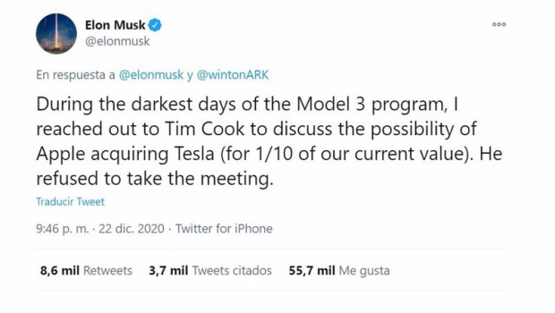 ep captura del twit de elon musk