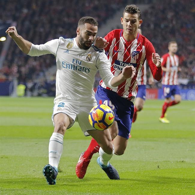 Carvajal (Real Madrid) Lucas (Atlético de Madrid) | ALBERTO MOLINA - Archivo ep carvajal real madrid lucas atleticomadrid