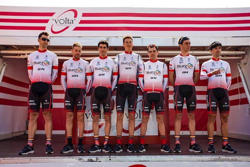 ep el equipo ciclista burgos-bh durante la volta a catalunya 2018