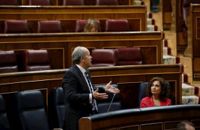 ep el ministro de justicia juan carlos campo interviene en la sesion de control al ejecutivo en el