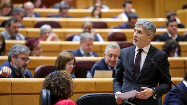 ep el ministro del interior fernando grande-marlaska en el senado