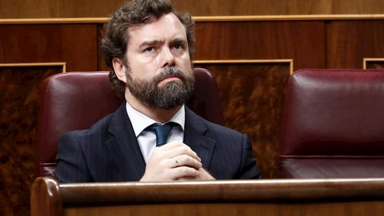 El portavoz de Vox, Iván Espinosa de los Monteros, en el Congreso | Pool ep el portavoz de vox ivan espinosa de los monteros en el congreso