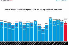 ep el precio del electrico de ocasion cae un  57 al cierre de 2023 hasta los 34800 segun