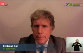 ep el presidente de cellnex bertrand kan en la junta general de accionistas de la compania 2021