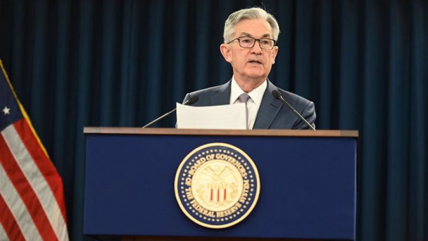 ep el presidente de la fed jerome powell en la rueda de prensa extraordinaria celebrada el 3 de