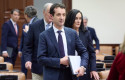 ep el presidente ejecutivo del consejo de administracion de indra angel escribano a su llegada para