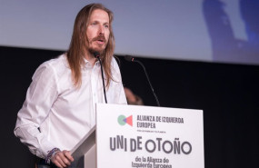 ep el secretario de organizacion y portavoz de podemos pablo fernandez durante una intervencion en
