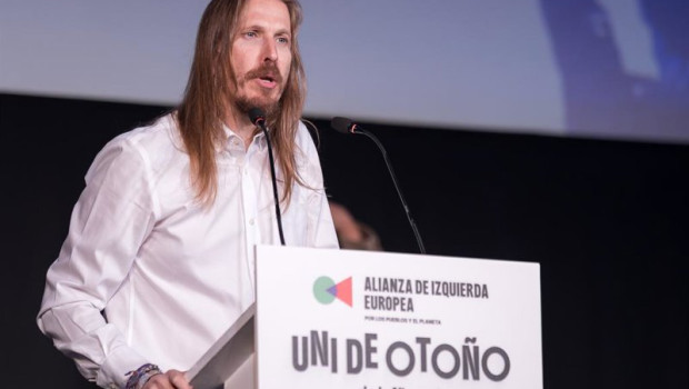 ep el secretario de organizacion y portavoz de podemos pablo fernandez durante una intervencion en