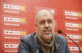 ep el secretario general de ccoo unai sordo y la secretaria general de ccoo pv comparecen para