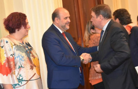 ep el vicepresidente de castilla-la mancha jose luis martinez guijarro y el ministro de agricultura