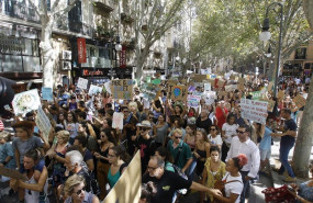 ep espana para exigir soluciones al calentamiento global dentro del marco de la huelga mundial por