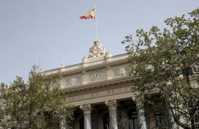 ep fachada del edificio de la bolsa en madrid a 19 de marzo de 2020