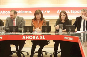 ep la cabeza de lista del psc al congreso meritxell batet el secretario de organizacion del psoe
