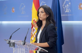 ep la portavoz de vox en el congreso pepa millan interviene durante una rueda de prensa anterior a