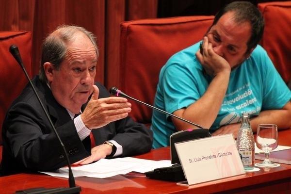 Lluís Prenafeta y David Fernández. | PARLAMENT DE CATALUNYA ep lluis prenafetadavid fernandez