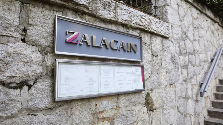ep logo del restaurante zalacain dias despues de su cierre definitivo en madrid espana ep logo del restaurante zalacain dias despues de su cierre definitivo en madrid espana