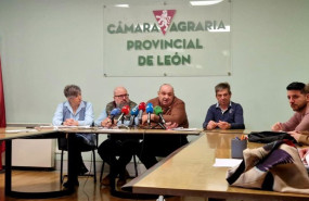 ep representantes de ugal upa asaja ucale coag y uccl en leon han presentado el acto reivindicativo