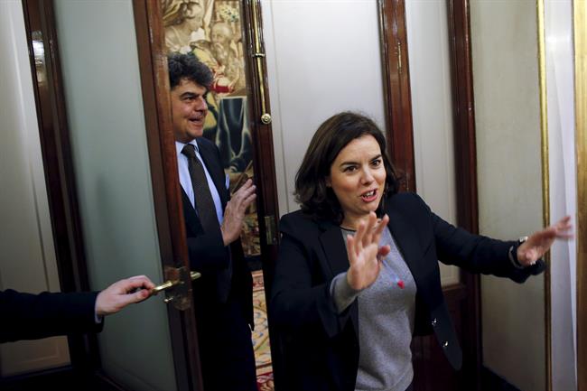 Soraya Sáenz de Santamaría y Jorge Moragas | REURTERS ep soraya saenzsantamariajorge moragas