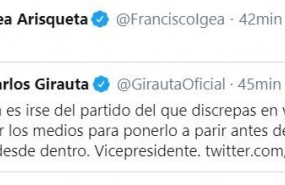 ep tuit de francisco igea en respuesta a juan carlos girauta