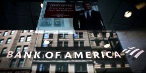 un logo de bank of america a l entree d un centre financier bank of america a new york 