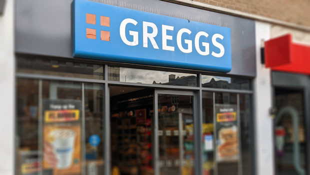 dl greggs bakery shop sign