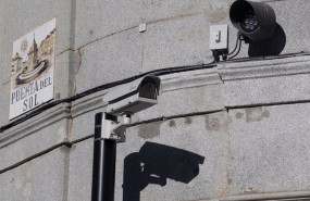 ep archivo   camara de vigilancia instalada en las inmediaciones de la puerta del sol a 2 de febrero