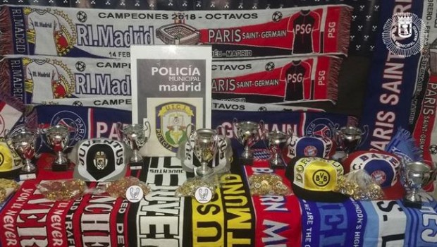 ep articulos falsos intervenidos durante real madrid vs psg