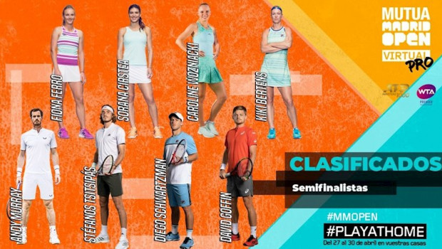 ep cuadro de semifinalistas en el torneo virtual del mutua madrid open