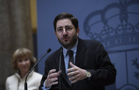 ep el nuevo secretario de estado de la espana global manuel muniz durante la toma de posesion de los
