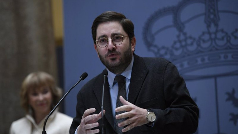 El nuevo secretario de Estado de la España Global, Manuel Muñiz, durante la toma de posesión de los secretarios de Estado de Asuntos Exteriores, para la Unión Europea, Cooperación Internacional y de la España Global | Óscar Cañas - Europa Press - Archivo ep el nuevo secretario de estado de la espana global manuel muniz durante la toma de posesion de los