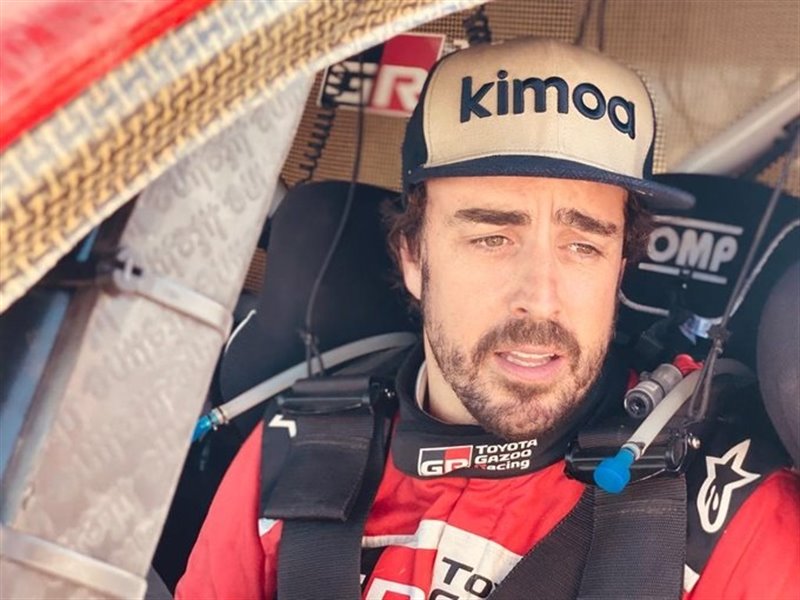 ep el piloto espanol fernando alonso toyota gazoo racing en el rally de marruecos
