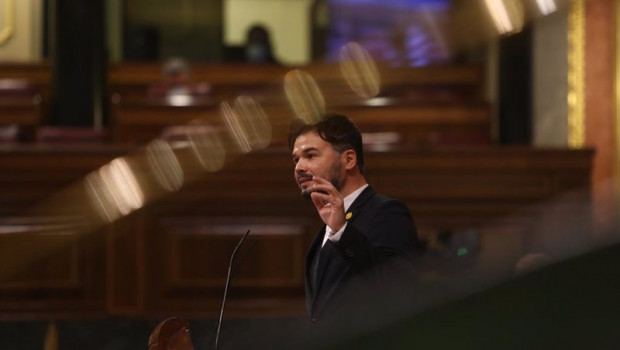 ep el portavoz de esquerra republicana erc en el congreso gabriel rufian interviene durante una