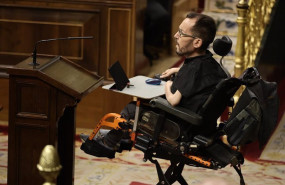 ep el portavoz de unidas podemos en el congreso pablo echenique en el congreso