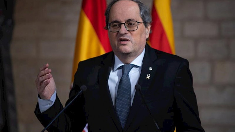 El president de la Generalitat, Quim Torra, en una imagen de archivo. | Marc Brugat - Europa Press ep el president de la generalitat quim torra en una imagen de archivo