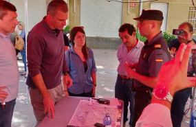 ep el secretario general de vox javier ortega-smith visitas las zonas afectadas por las lluvias en