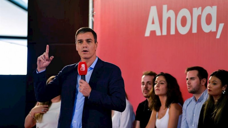 ep el secretario general del psoe y presidente del gobierno en funciones pedro sanchez participan en 20191020154106
